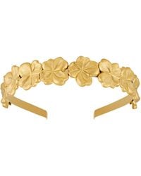 Stephanie Browne Australia - Golden Clover Headband - Lyst