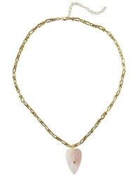 MacRae & Co - Heart Of Stone Necklace - Lyst