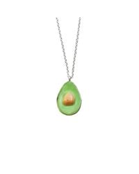 POPORCELAIN - Porcelain Avocado Pendant Necklace, Tone - Lyst