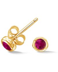 Dower & Hall - Ruby Dewdrop Studs - Lyst