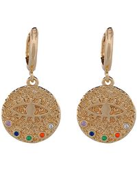Ebru Jewelry - Powerful Talisman Evil Eye Earrings - Lyst