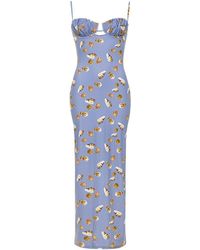 Montce - Shell Petal Long Slip Dress - Lyst