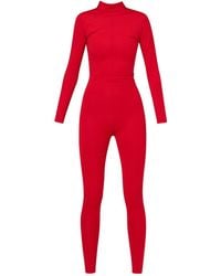 LIA ARAM - Long-Sleeved Fitted Jumpsuit - Lyst