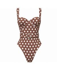 Paola Amador - Polka Dots Swimsuit - Lyst