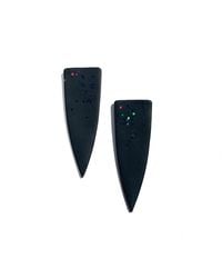 Babaloo - Obsidian Dagger Earrings - Lyst