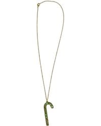 Vickisarge - Apple Candy Cane Necklace - Lyst
