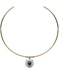 Emma Holland Jewellery - Smoked Topaz & Enamel Collar Necklace - Lyst