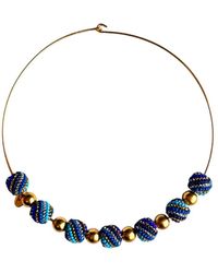 Iliana Arrazola - Magic Ball Necklace, Glass Beads, Beaded Jewelry - Lyst