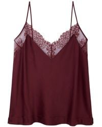 Mamu Dream - Merlot Washable Organic Stretch Silk Camisole - Lyst
