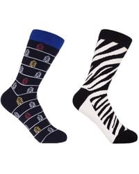 Peper Harow - Made in England - Christmas Tree & Zebra Socks Bundle - Lyst