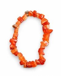 Saéa - Carnelian Chunky Chip Stretch Bracelet - Lyst