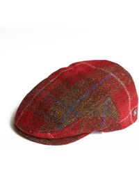 Dasmarca Hats - Justin Lava Harris Tweed Flat Cap Made - Lyst
