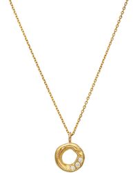 EVA REMENYI - Aura Diamond Necklace 14K - Lyst
