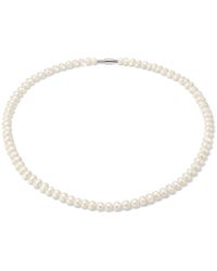 Potoska - Internal Pearl Choker Necklace - Lyst