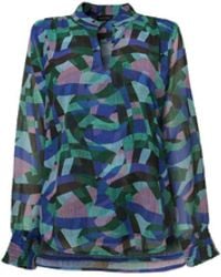 James Lakeland - Abstract Print Blouse - Lyst