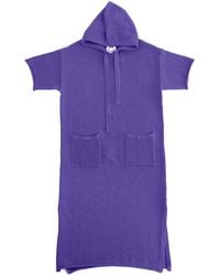 Zenzee - Cotton Hoodie Dress - Lyst
