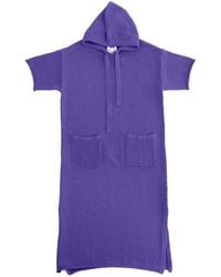 Zenzee - Cotton Hoodie Dress - Lyst