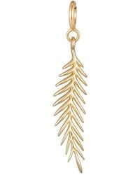 Larisa Beaumont - Resilience Charm – 14K Fern Leaf Pendant - Lyst