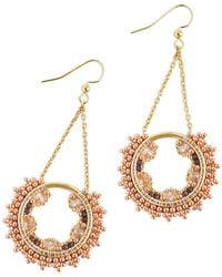 EDEN + ELIE - Neutrals Celestia Swing Earrings - Lyst