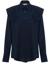 Maan Istanbul - Oversize Dark Silk Shirt - Lyst