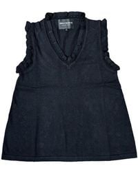 Lindsay Nicholas New York - Frill V-Neck Shell - Lyst