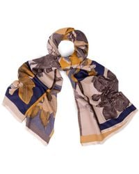 Saachi - Flower Patch Work Reversible Scarf - Lyst