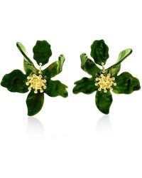 Michael Nash Jewelry - Aurelia Floral Resin Drop Earrings - Lyst