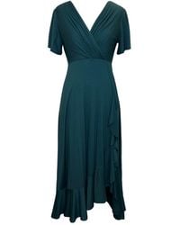 Alie Street London - Waterfall Dress Petite Pine - Lyst