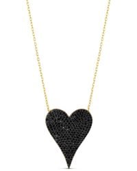 SHYMI - Large Pave Heart - Lyst