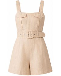 W.two - Neutrals The Nammos Playsuit - Lyst