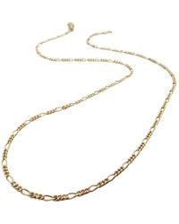 Harfi - Plated Figaro Chain Everyday Layering Necklace - Lyst