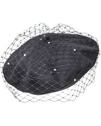 Misa Harada Millinery - Floe Veiled Beret - Lyst