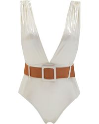 Aulala Paris - Starry Night One Piece Swimsuit With Belt - Lyst