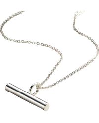 Posh Totty Designs - Mini T-Bar Necklace - Lyst