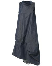 Metamorph - Asymmetric Denim Dress - Lyst