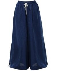 Metamorph - Palazzo Linen Pants - Lyst