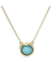 Vintouch Italy - Ad Astra-Plated Amazonite Necklace - Lyst