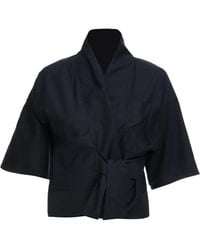 MOE - Ink Deep Wool Vest Jacket - Lyst