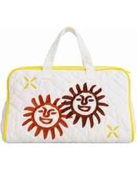 Amélie Alvari - Quilted Sunburst Terry Cotton Tote - Lyst