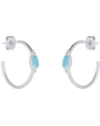 Spero London - Drop Solitaire Earring Sterling - Lyst