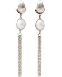 Zoe & Morgan - Esme Pearl Earrings - Lyst