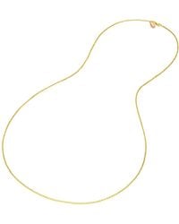 Unaloe - Luminous Long Plated Sterling Chain Necklace – Minimalist Layering Jewelry For - Lyst