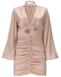 Lita Couture - Ruched Mini Dress - Lyst