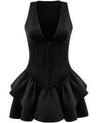 OW Collection - Augusta Corset Mini Dress - Lyst