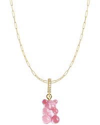 Adriana Pappas Designs - Dainty Chain Gummy Necklace - Lyst