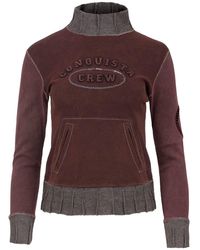 Conquista - Long Sleeve Top With Embroidery Detail - Lyst