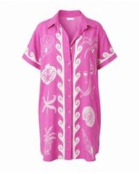 Palm Collective - Ocean Club Shirt Dress - Lyst