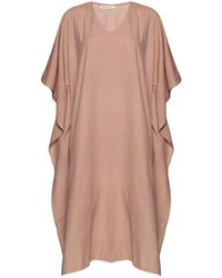 Heritagemoda - Neutrals Handwoven Cotton Earthy Peach Kaftan Dress - Lyst