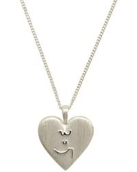 Claire Hill Designs - Know Your Worth Heart Locket Necklace - Lyst