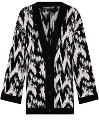 INGMARSON - Ikat Wool & Cashmere Knitted Cardigan - Lyst